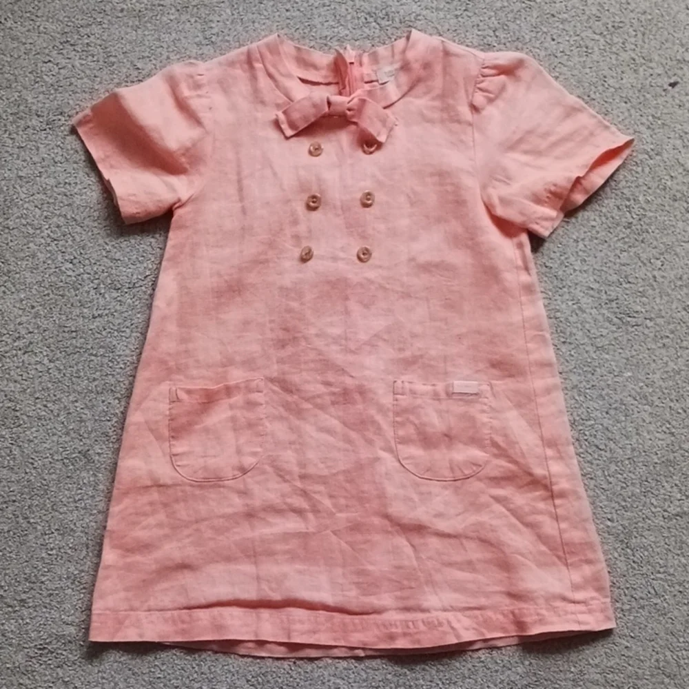 ToTo Heros Simple&Nature Orange Sherbert Linen Shift